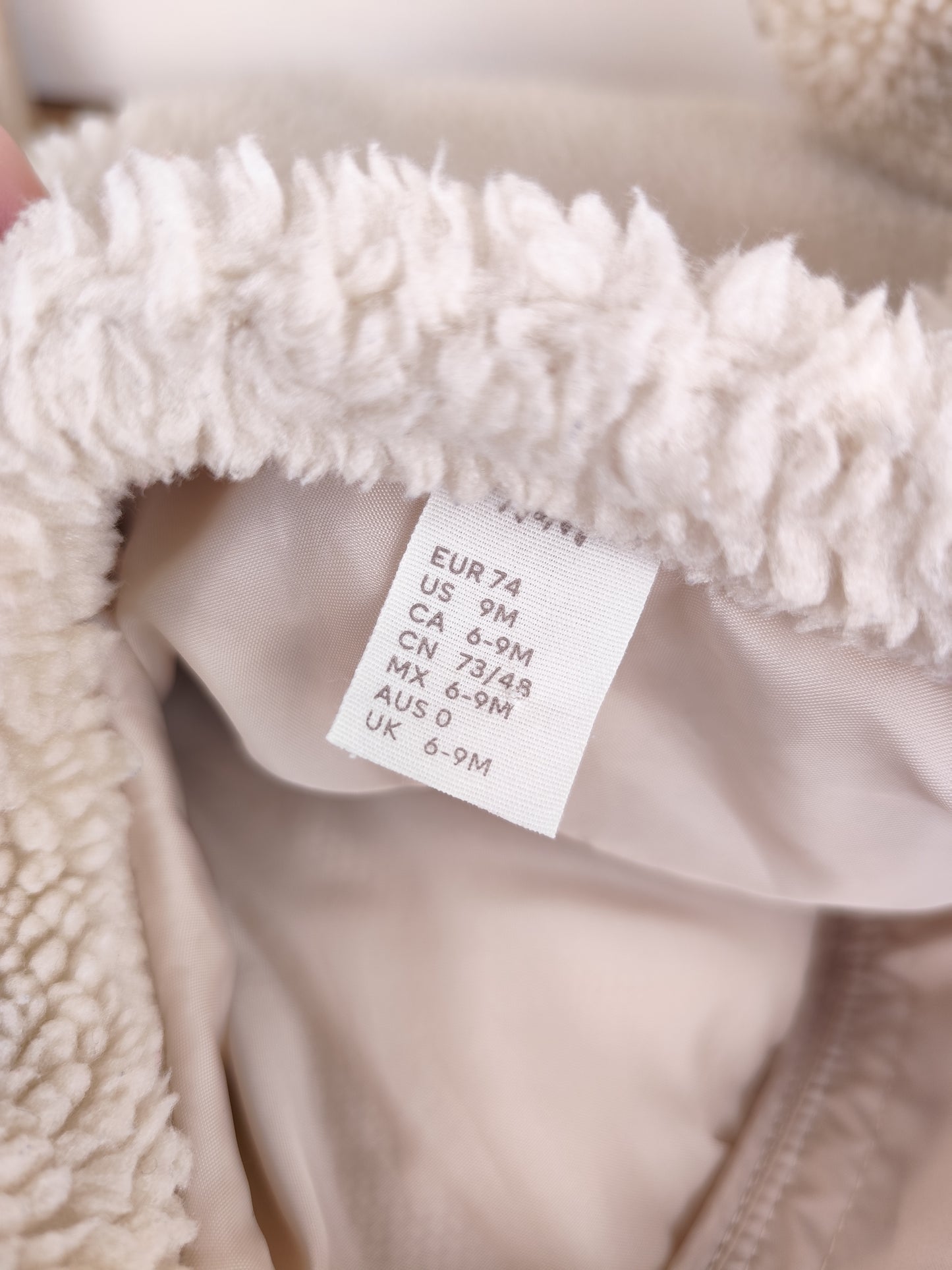 H&M Jacke - Teddy - Größe 74
