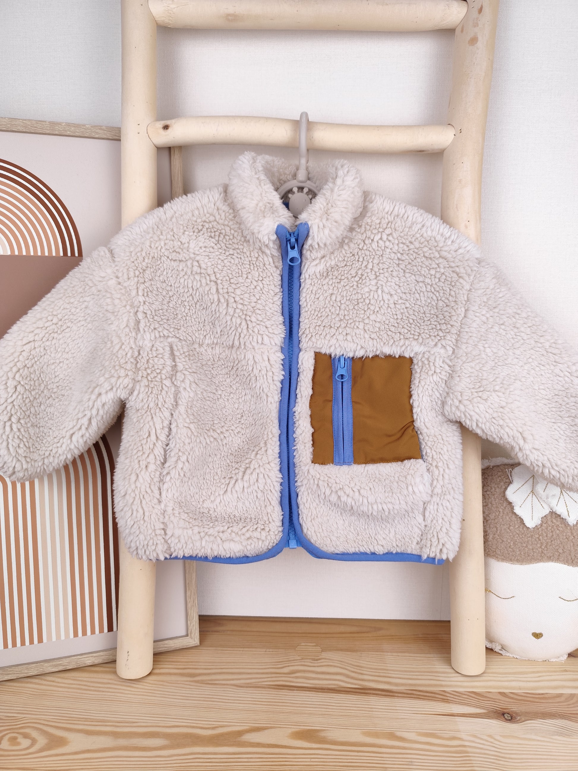 Zara Jacke - Teddy - Größe 80