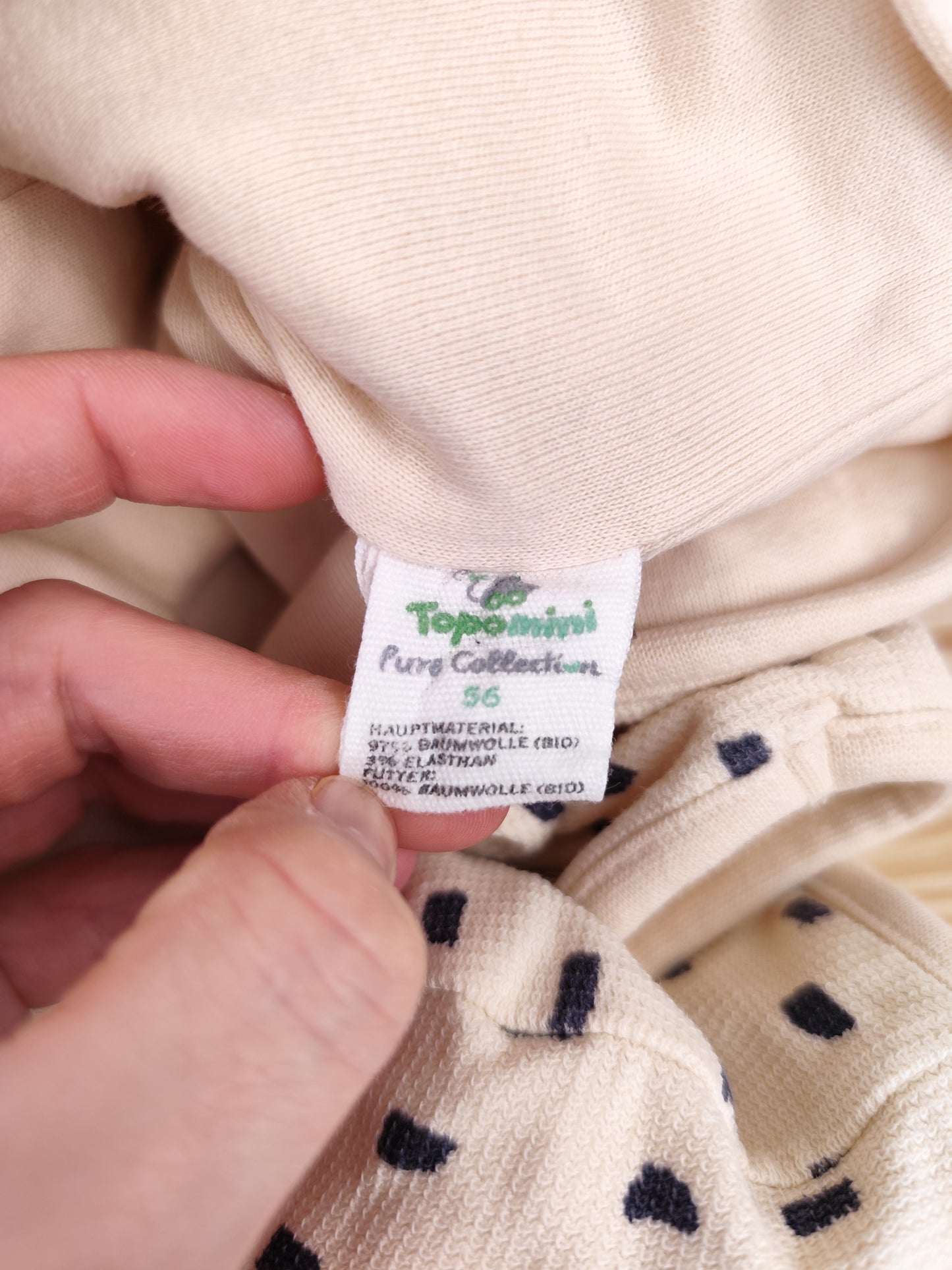 Topomini Jacke - Punkte - Größe 56 (B-Ware)