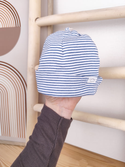 H&M Mütze - gestreift - Größe 62