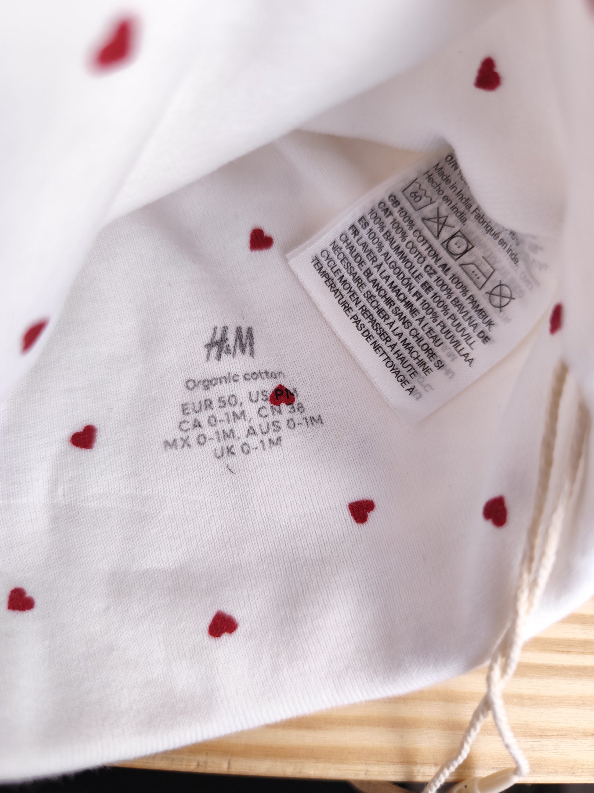 H&M Mütze - Herzen - Größe 50