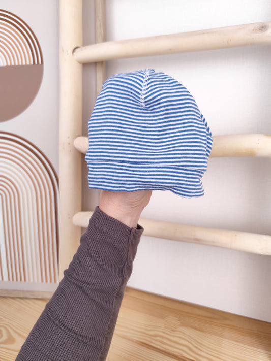 H&M Mütze - gestreift - Größe 62