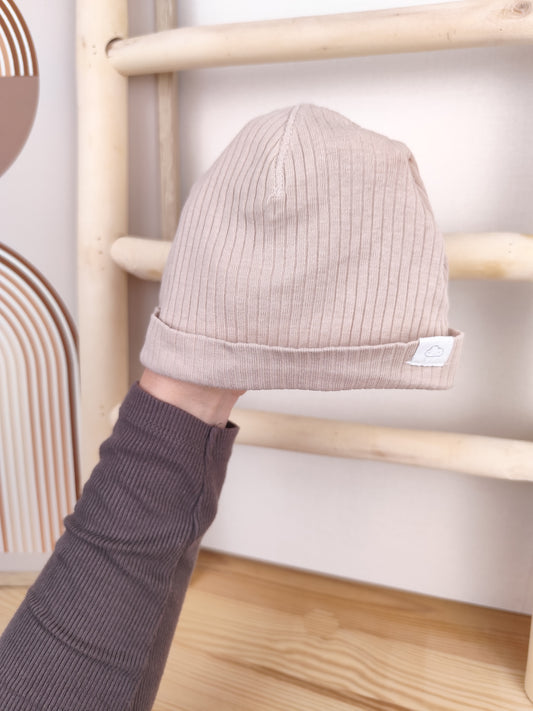 H&M Mütze - gerippt - Größe 74