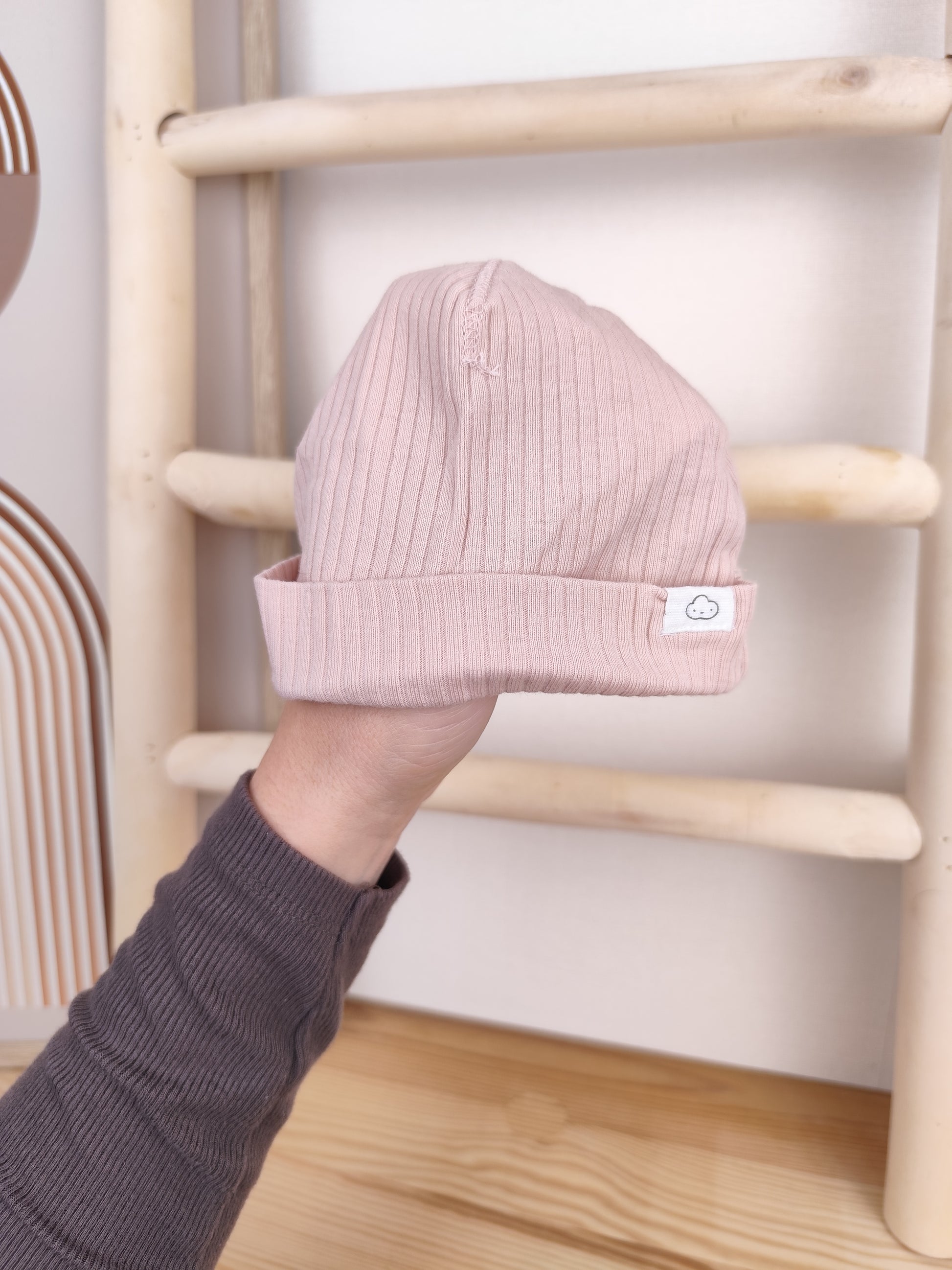 H&M Mütze - gerippt - Größe 50