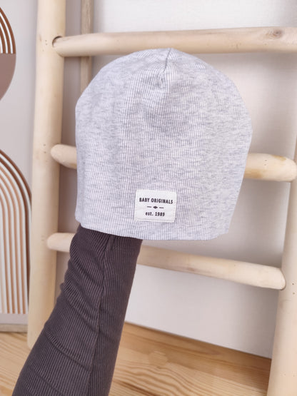 H&M Mütze - gerippt - Größe 62/68