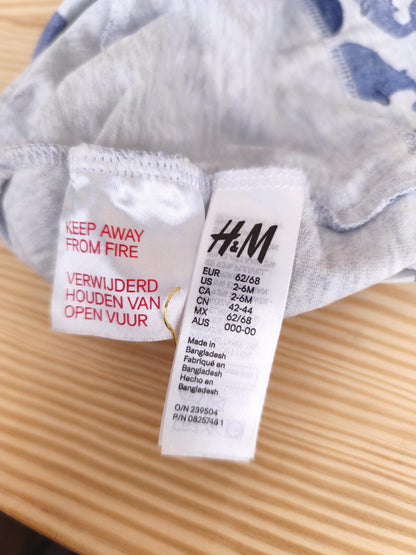 H&M Mütze - Wal - Größe 62/68