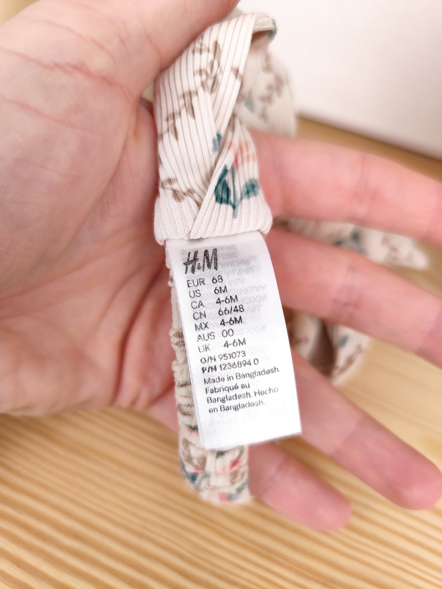 H&M Haarband - Größe 68