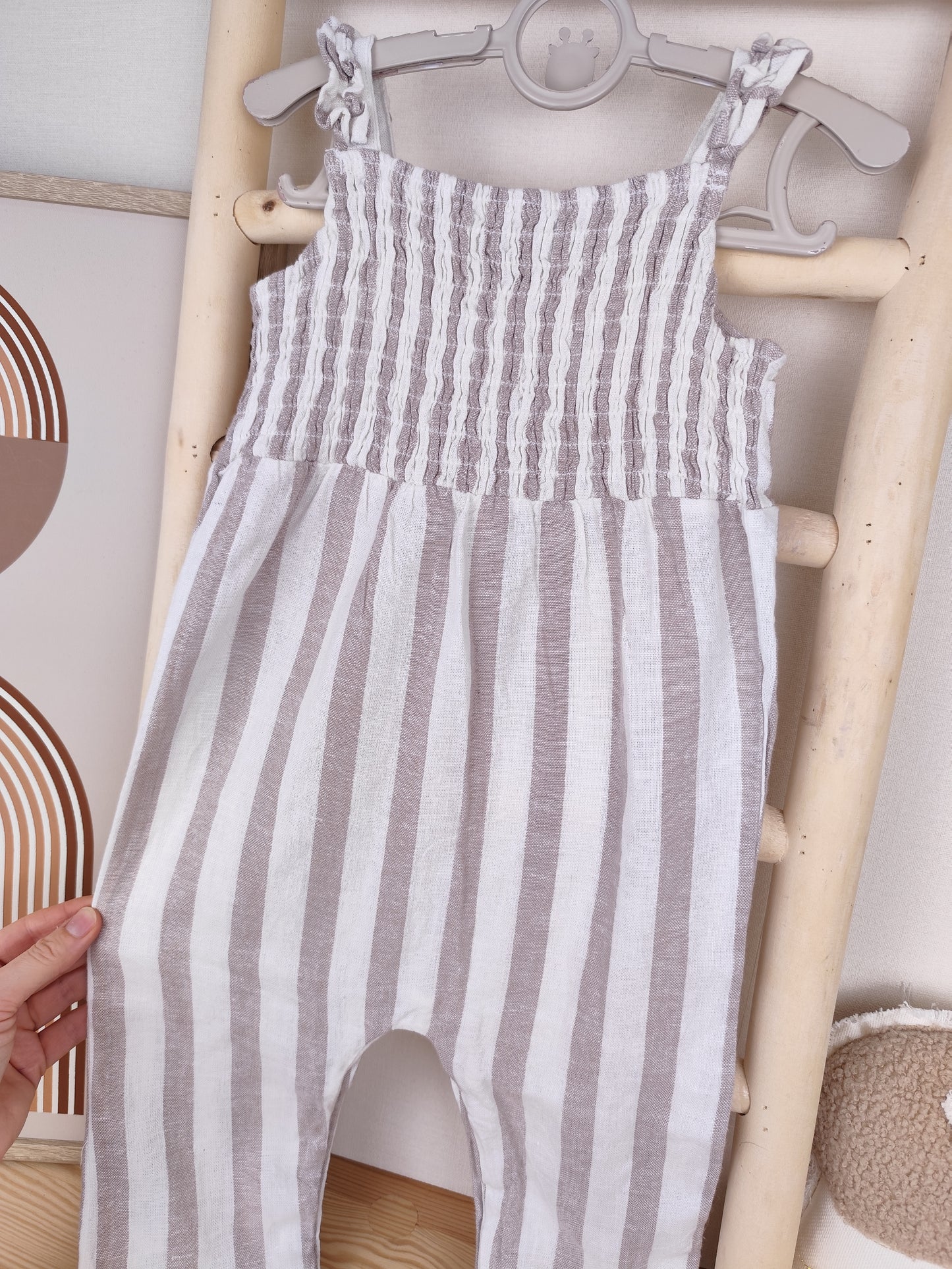 Primark Jumpsuit - gestreift - Größe 92