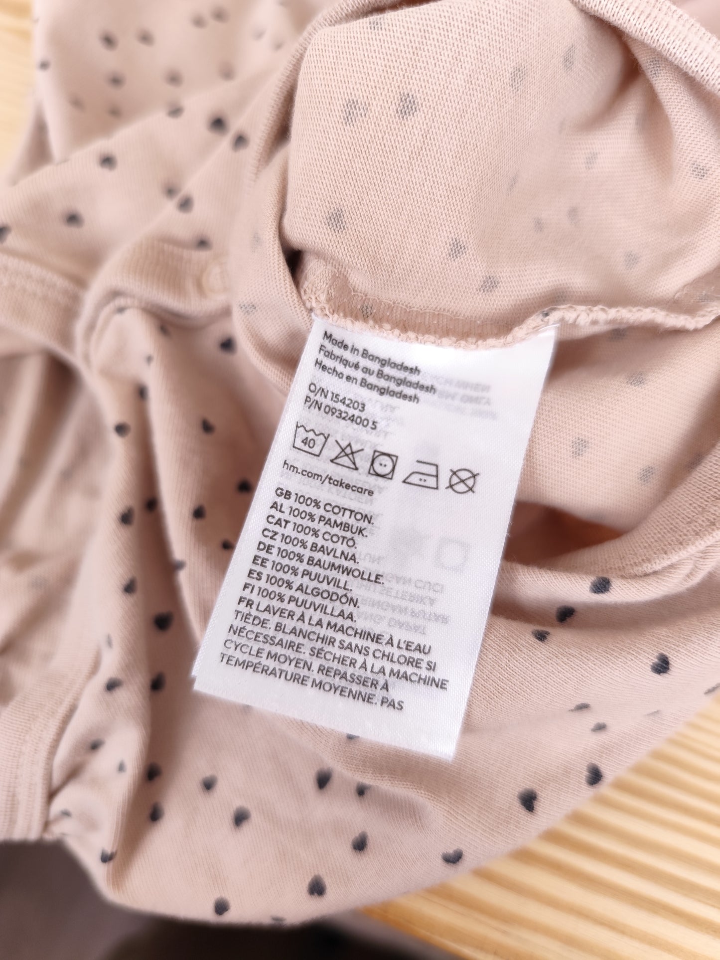 H&M Body - Herzen - Größe 92