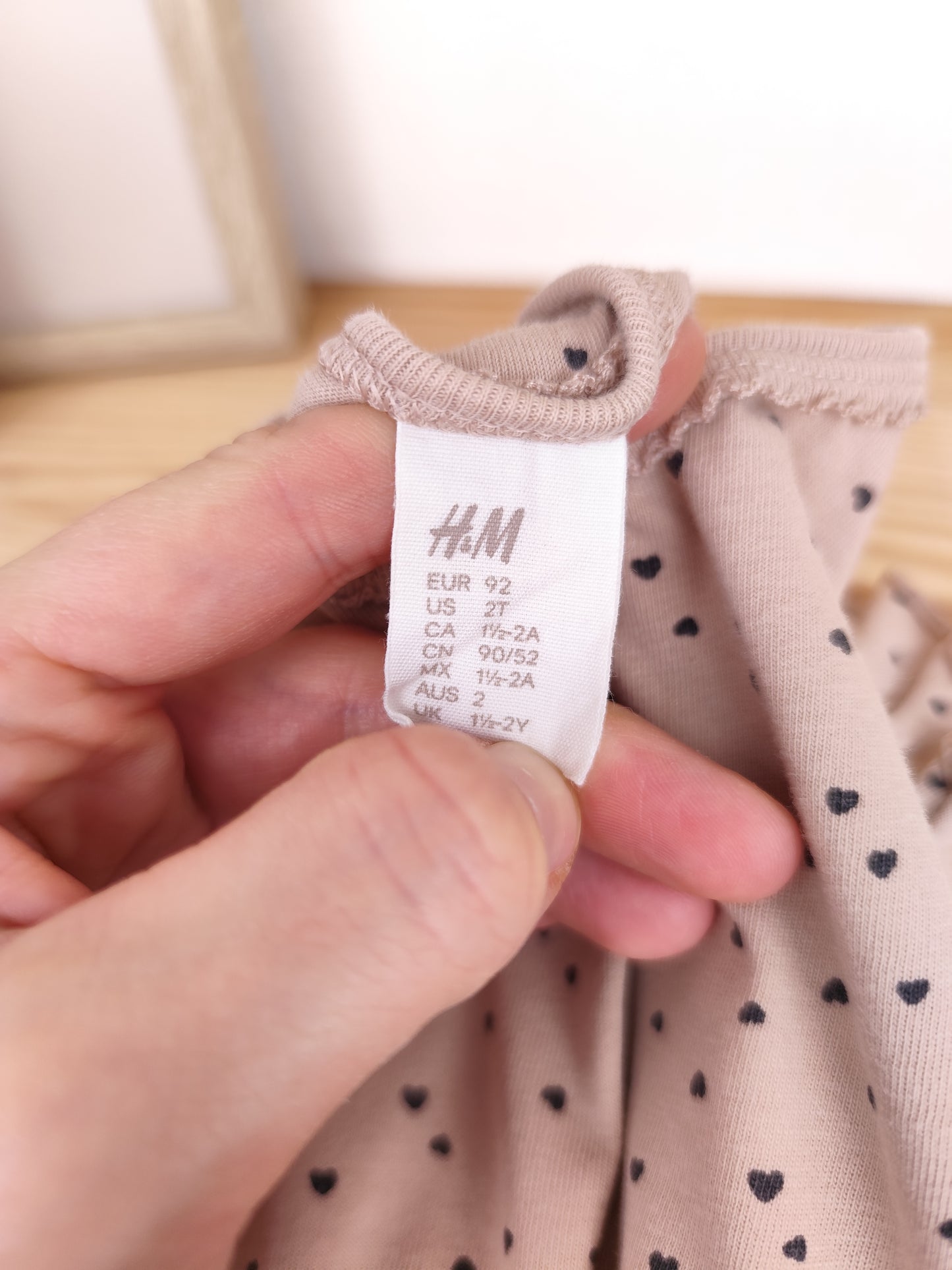 H&M Body - Herzen - Größe 92