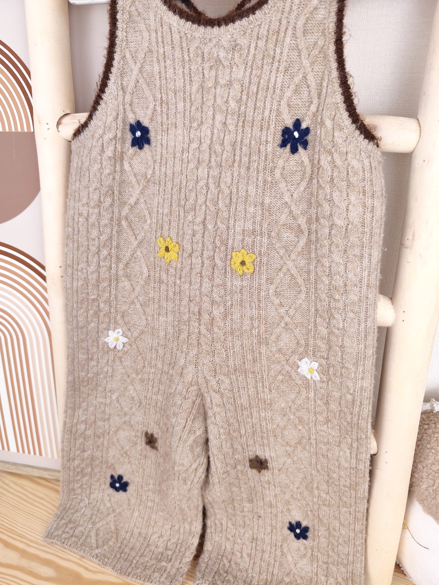 Zara Jumpsuit - Blumen - Größe 86