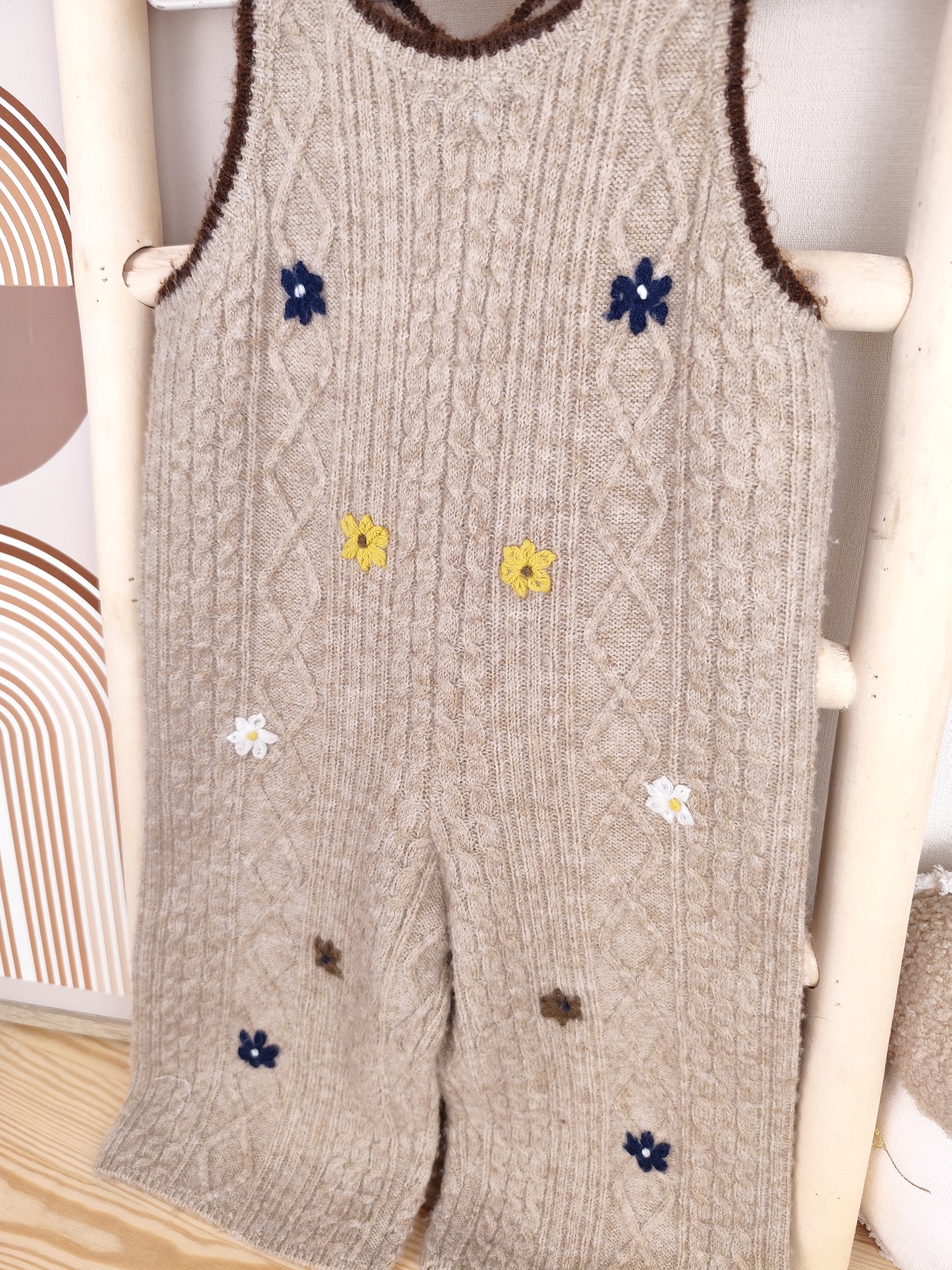 Zara Jumpsuit - Blumen - Größe 86