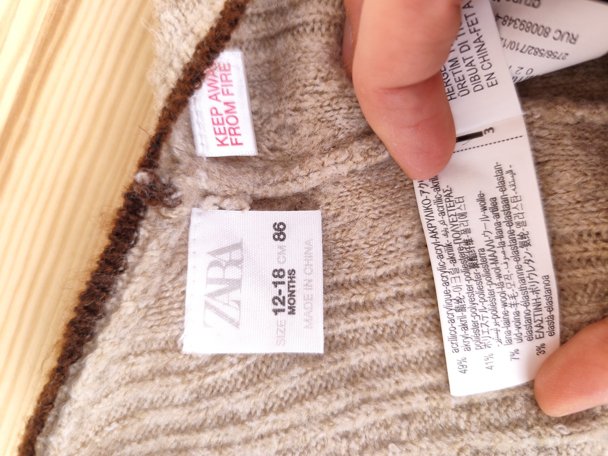 Zara Jumpsuit - Blumen - Größe 86