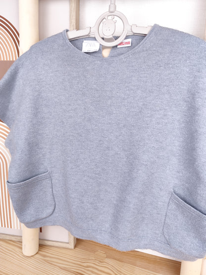 Zara Ärmelloser Strickpullover - Größe 104