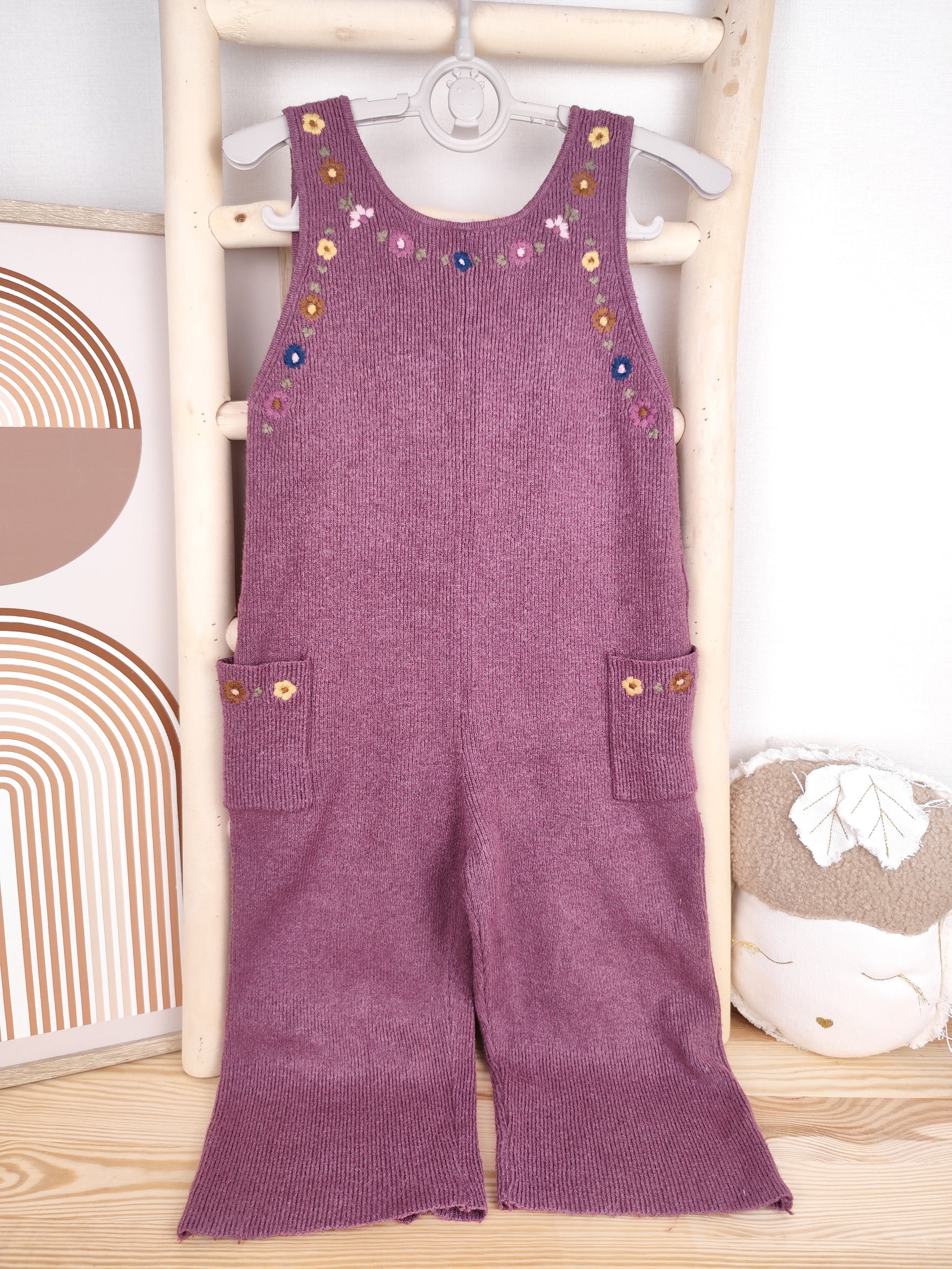 Zara Jumpsuit - Blumen - Größe 98