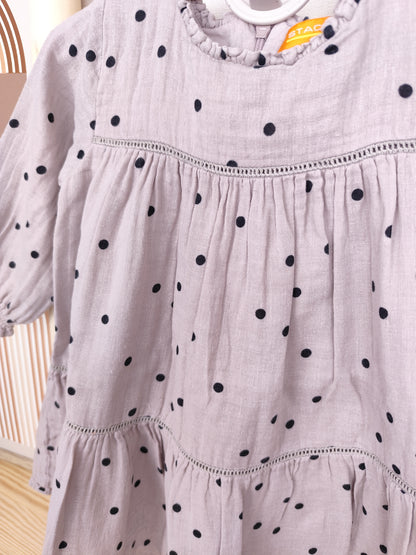 Staccato - Kleid - gepunktet - Größe 80