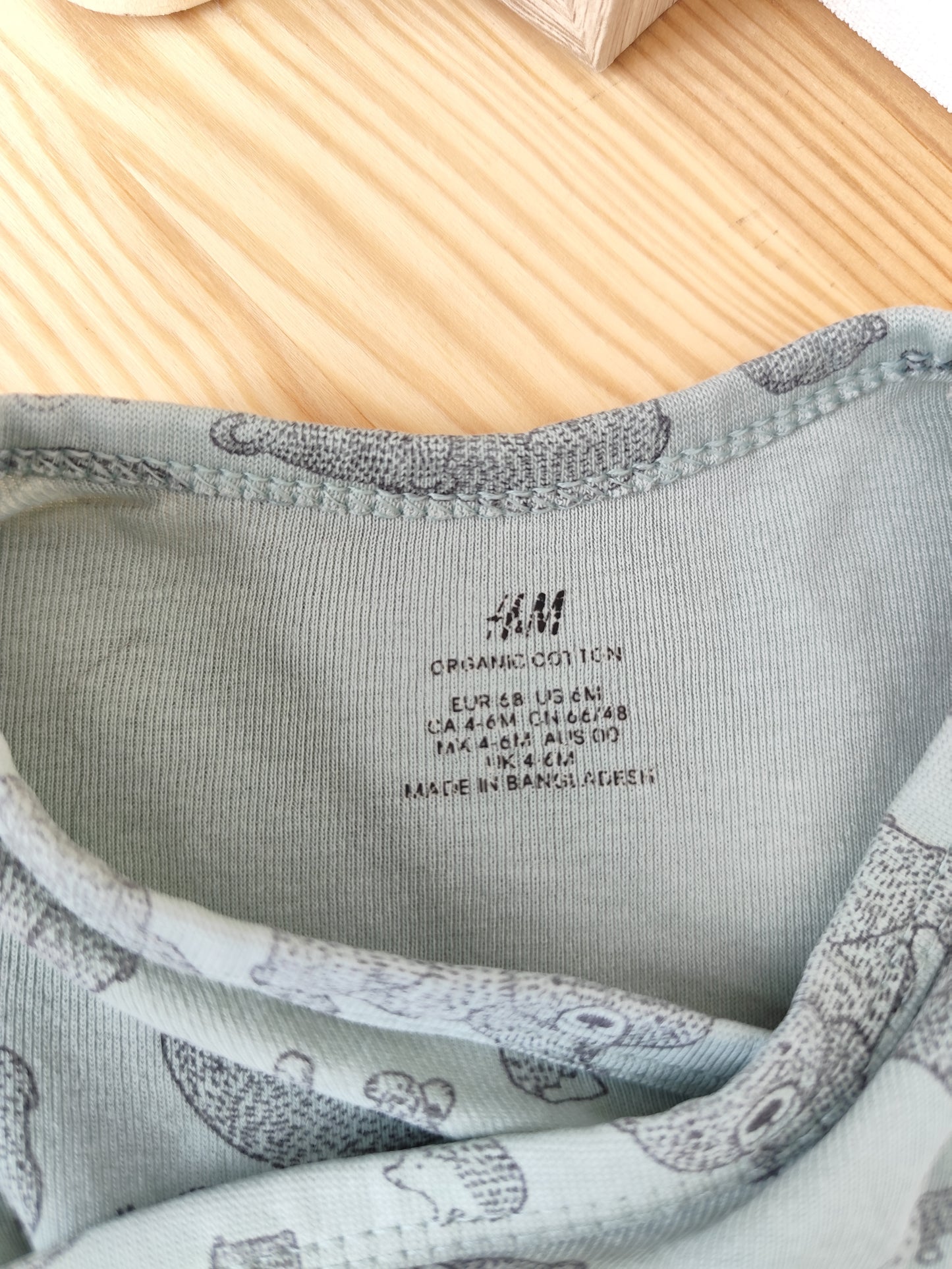 H&M - Body - Tiere - Größe 68