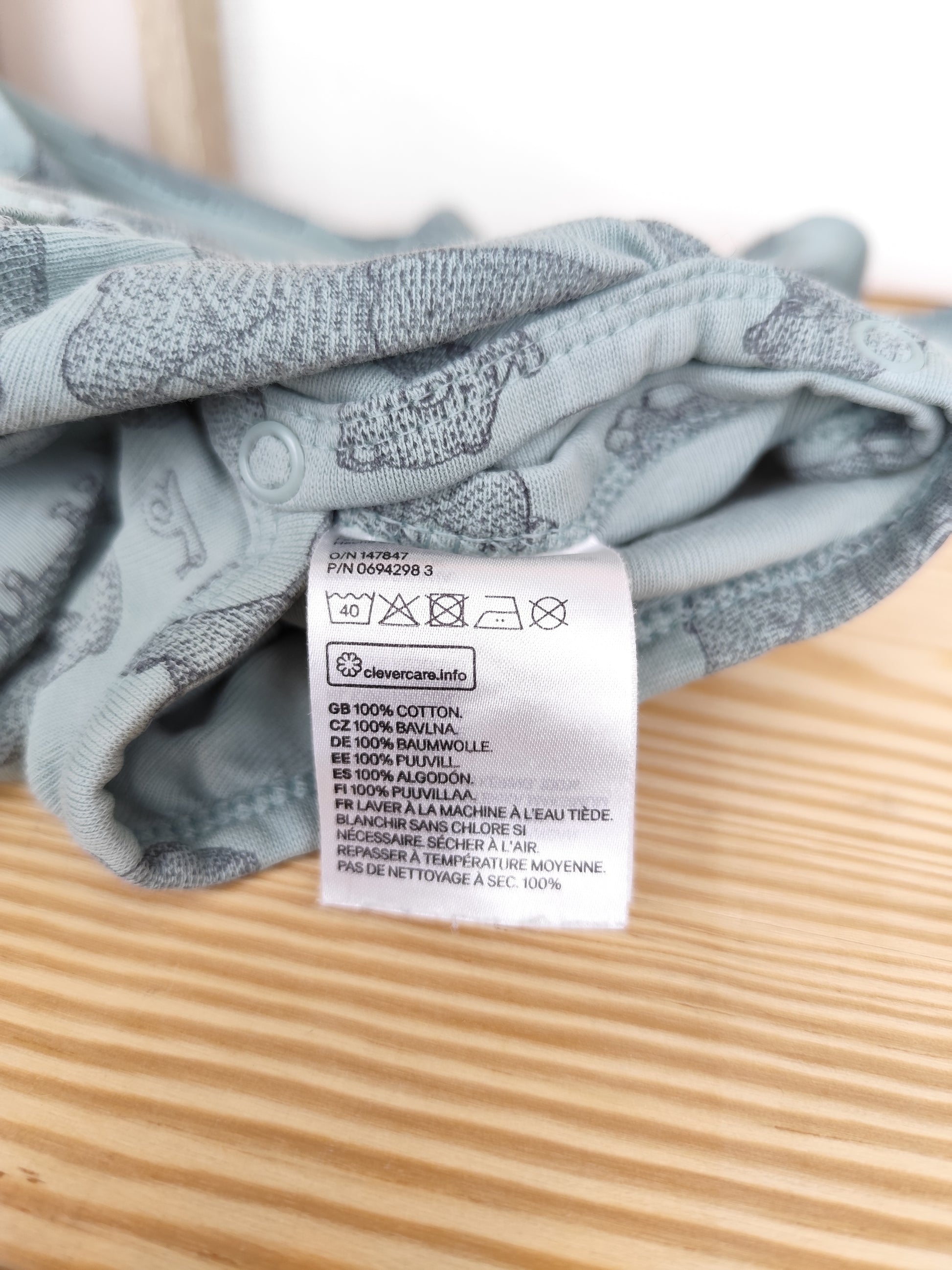 H&M - Body - Tiere - Größe 68