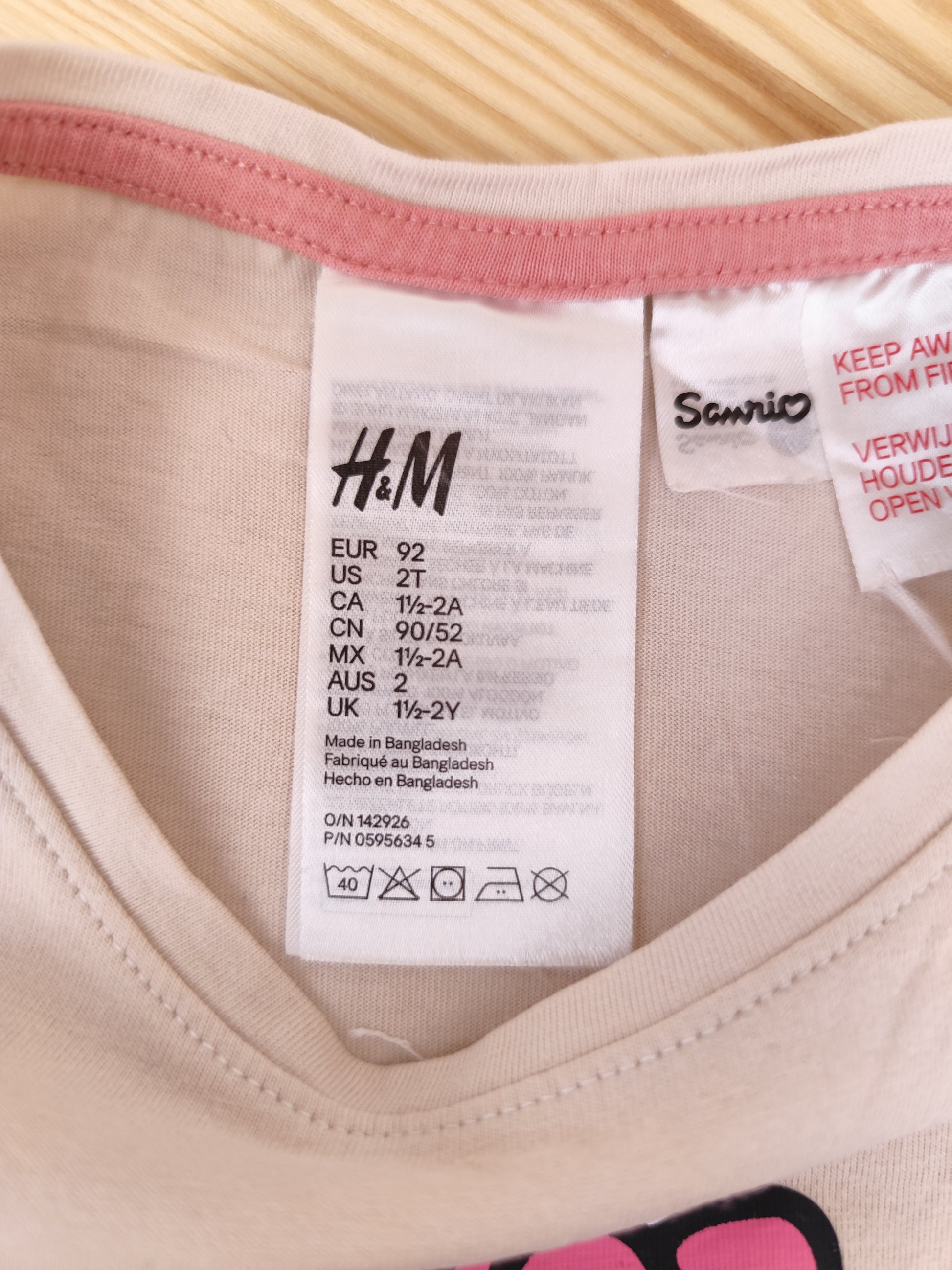 H&M - 2-tlg. Schlafanzug - Größe 92