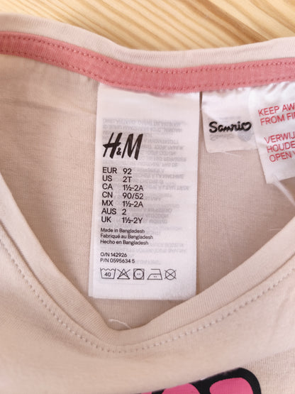 H&M - 2-tlg. Schlafanzug - Größe 92