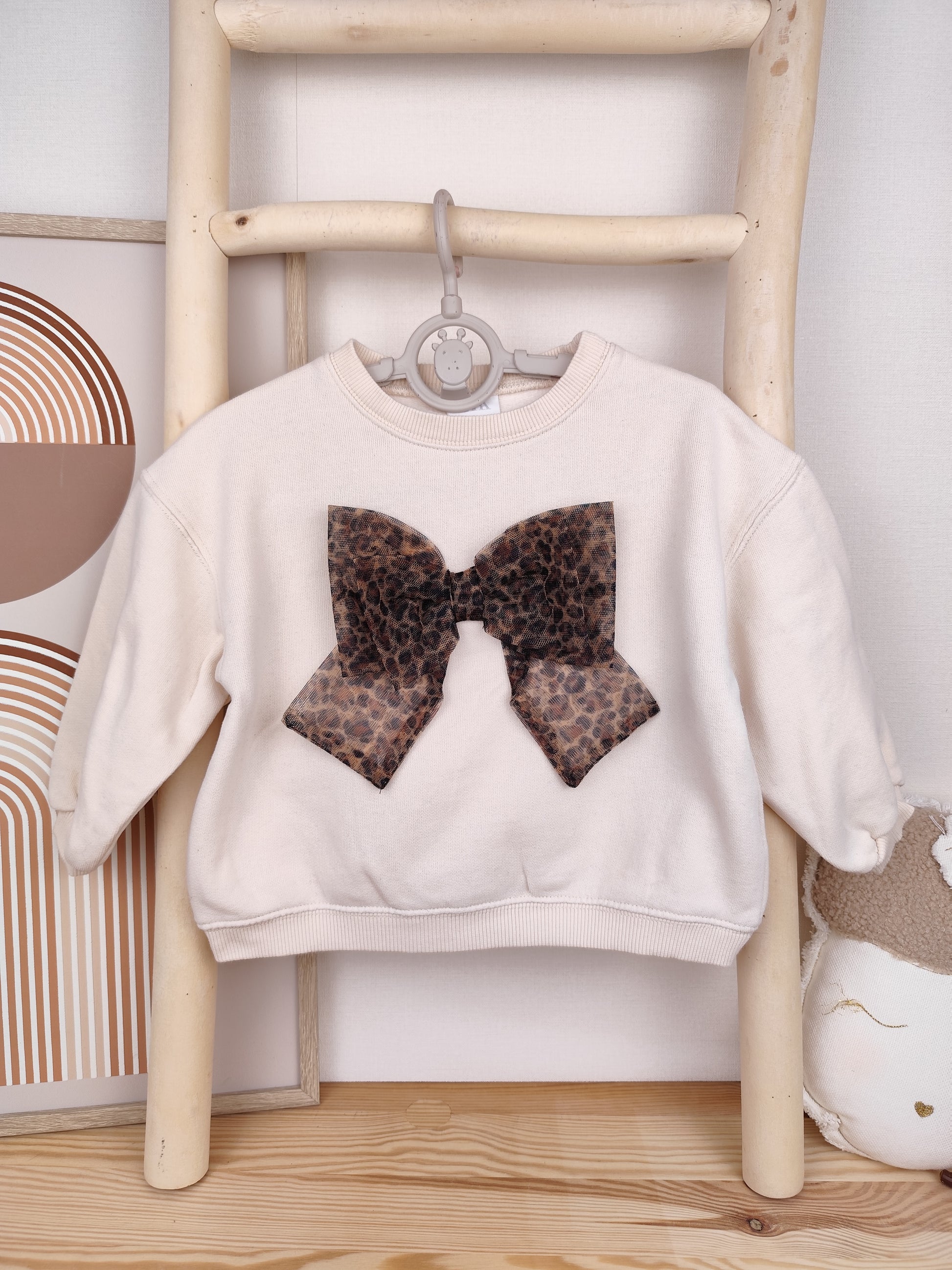 Zara - Pullover - Leo Schleife - Größe 92