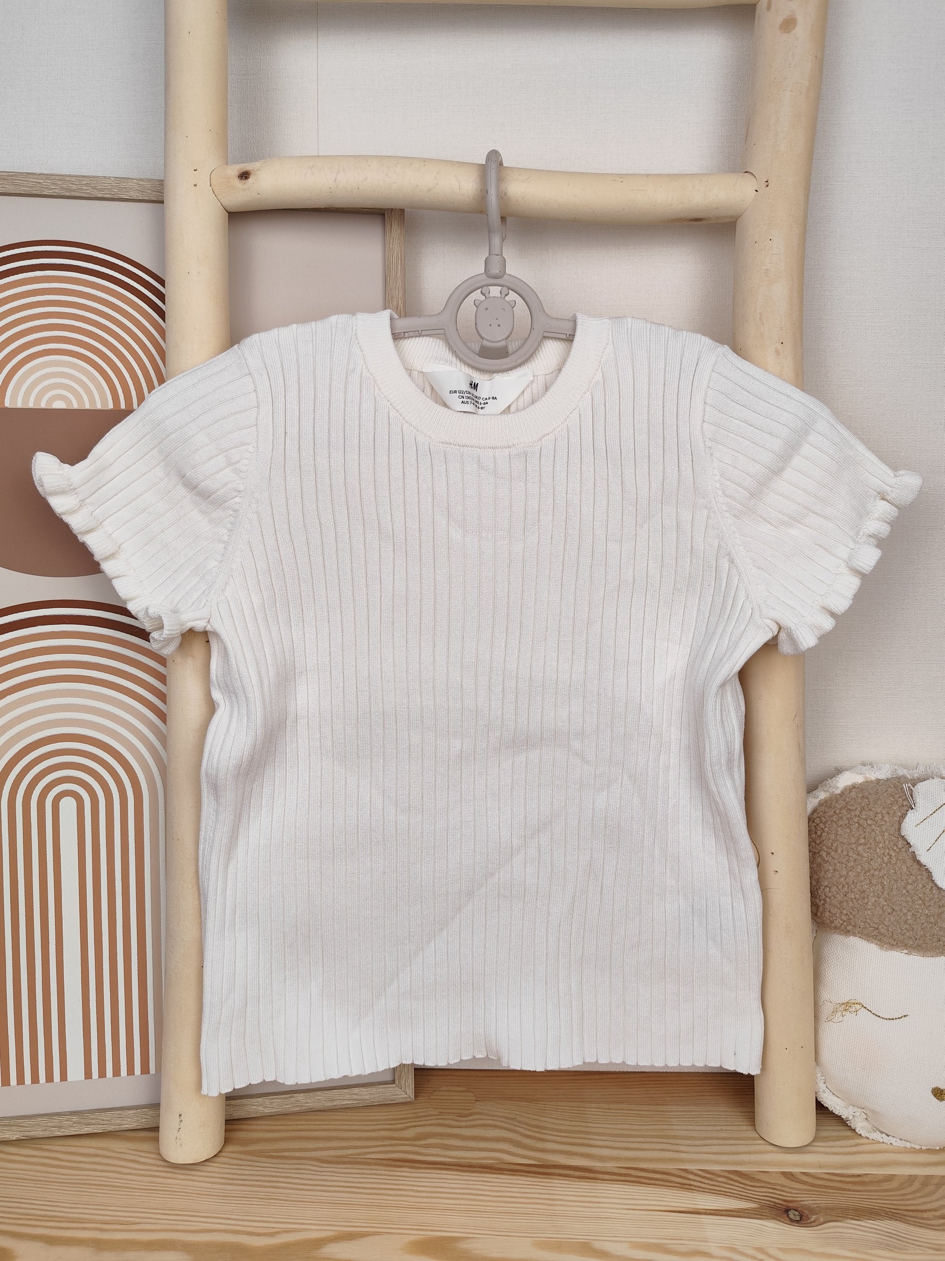 H&M - T-Shirt - Strick - Größe 122/128