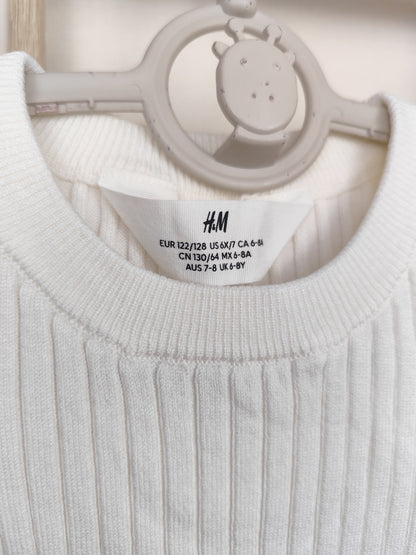 H&M - T-Shirt - Strick - Größe 122/128