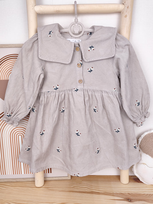 Zara - Kleid - Blumen - Größe 104