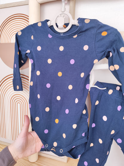 Name It - Set - Punkte - Größe 68 (B-Ware)