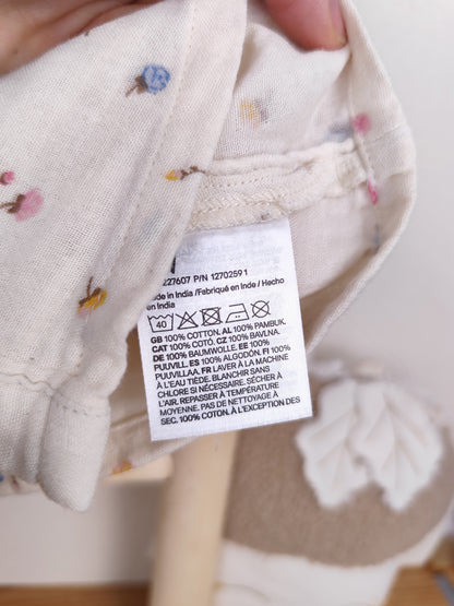 H&M - Bluse - Blumen - Größe 74