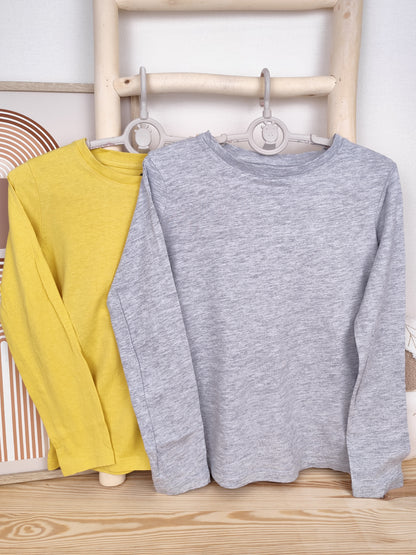 H&M - 2 Langarmshirts - Größe 122/128 (B-Ware)