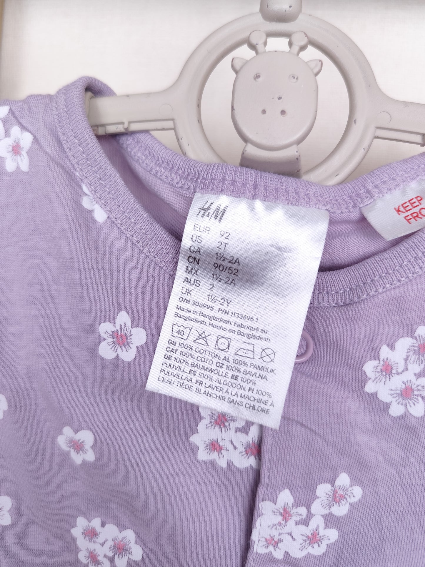 H&M - Schlafanzug - Größe 92