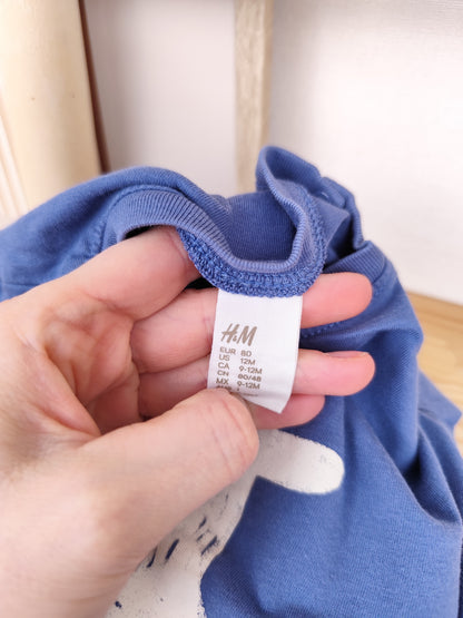 H&M - T-Shirt - Anker - Größe 80