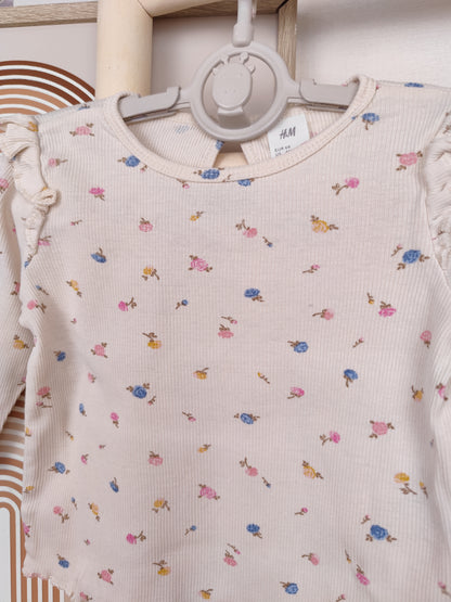 H&M - Set - Blumen - H&M - Größe 68