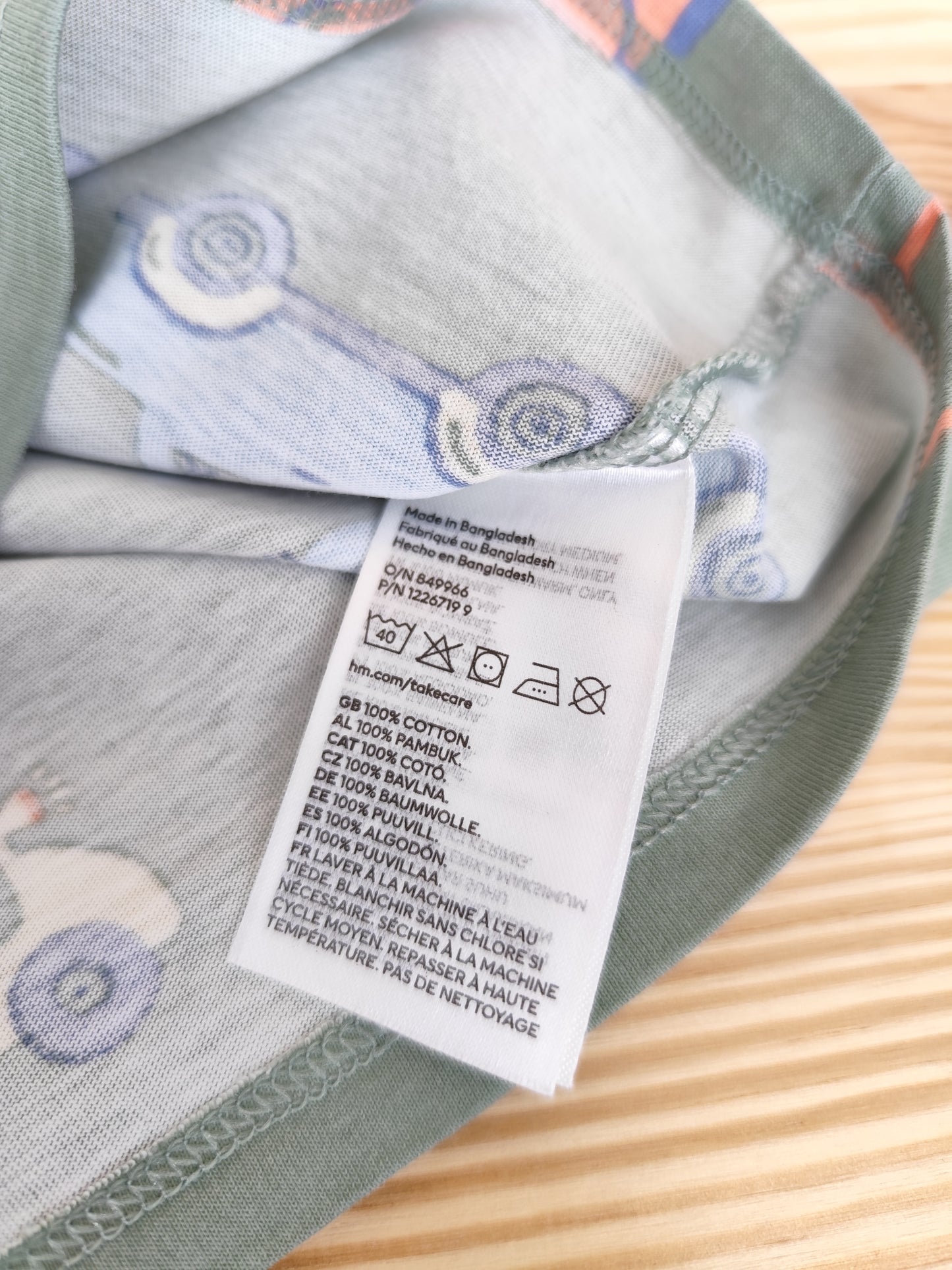 H&M - T-Shirt - Auto - Größe 74