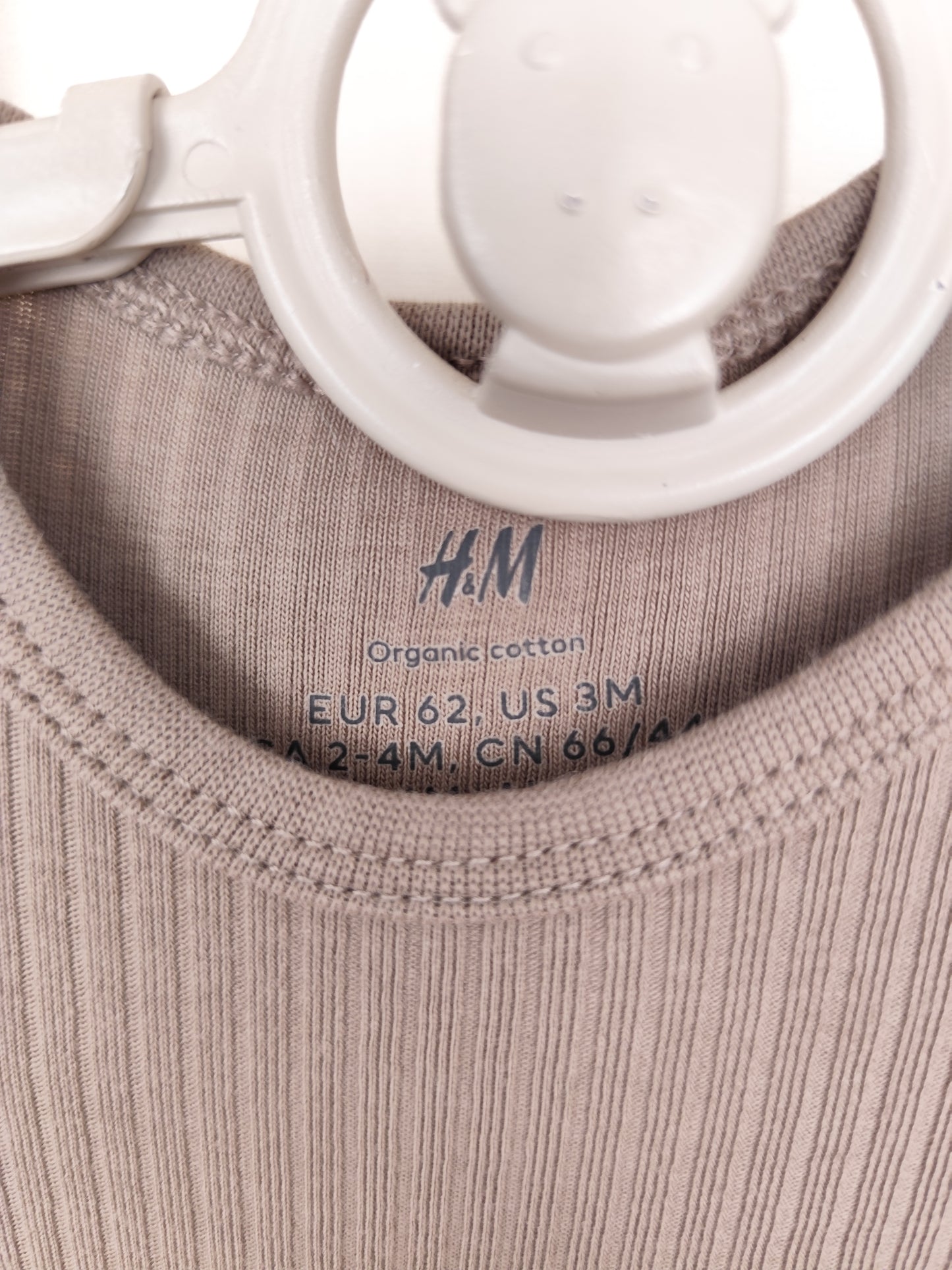 H&M - Body - gerippt - Größe 62