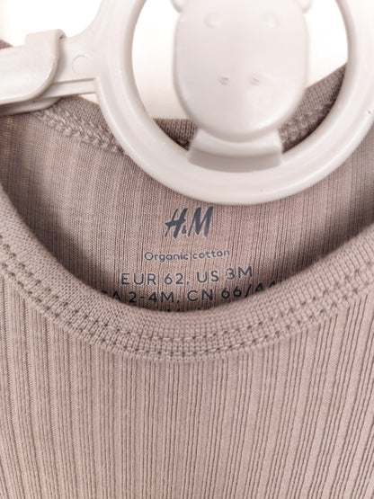 H&M - Body - gerippt - Größe 62