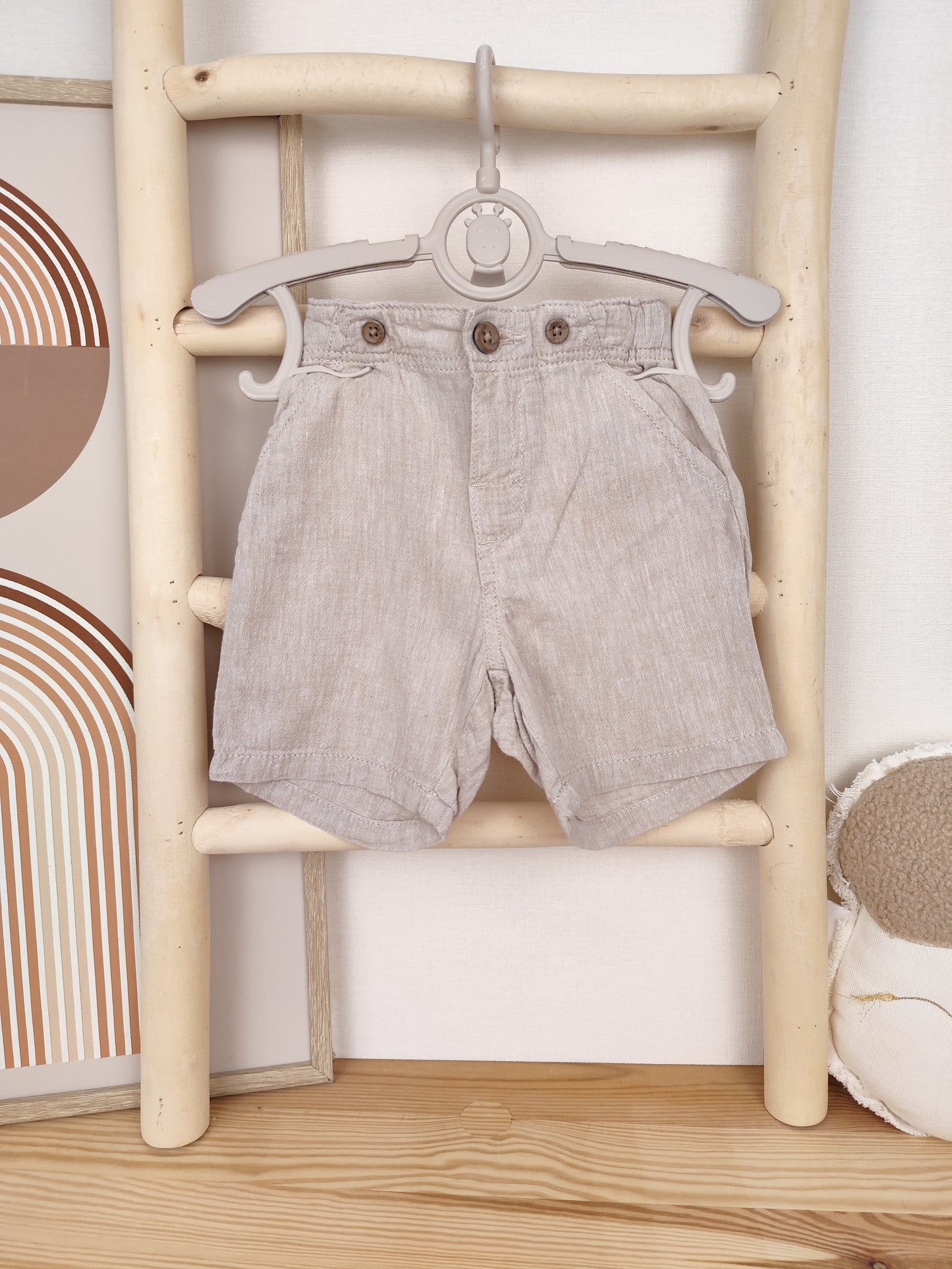 H&M - Shorts Leinenmix - Größe 74