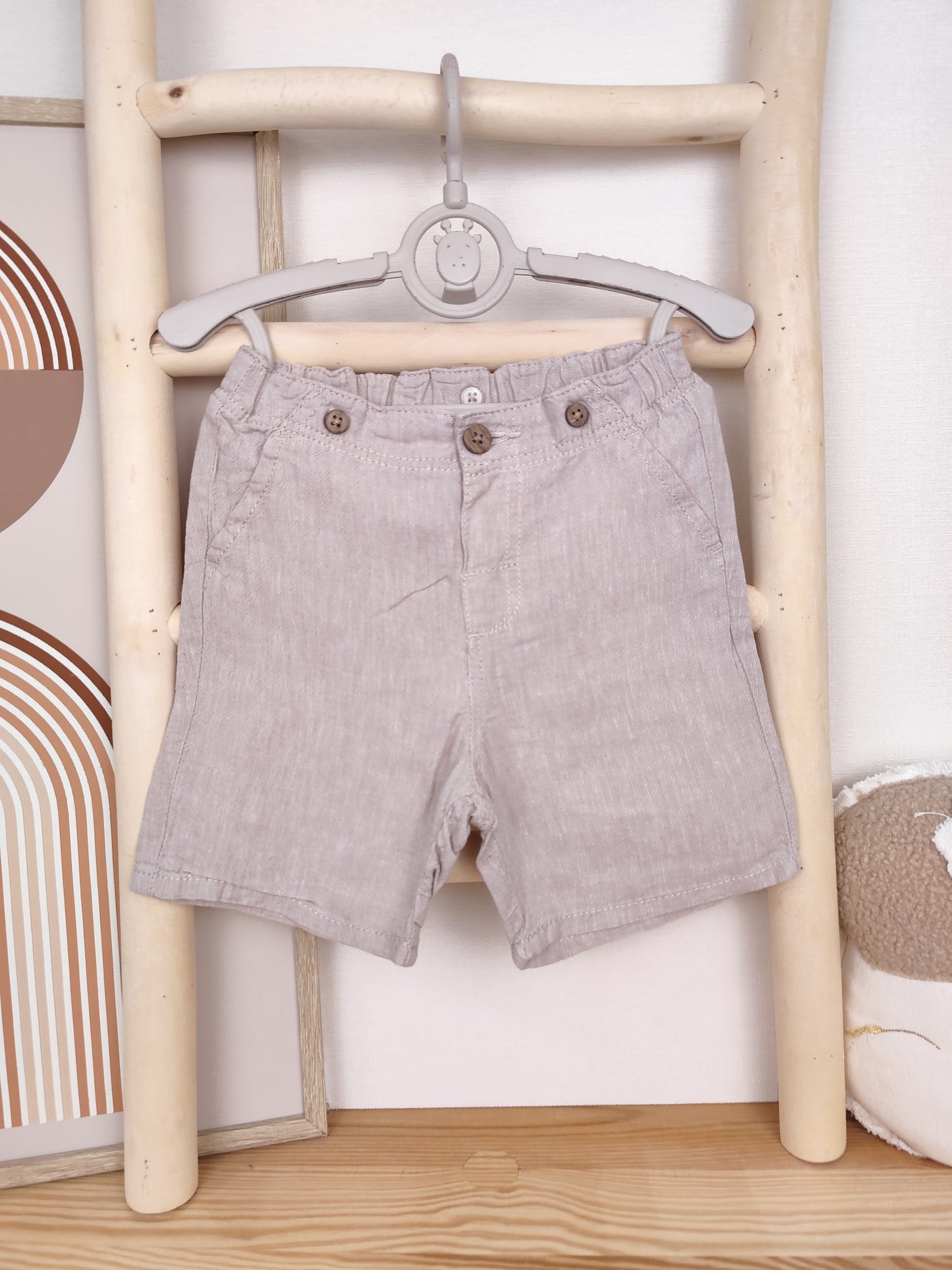 H&M - Shorts Leinenmix - Größe 86