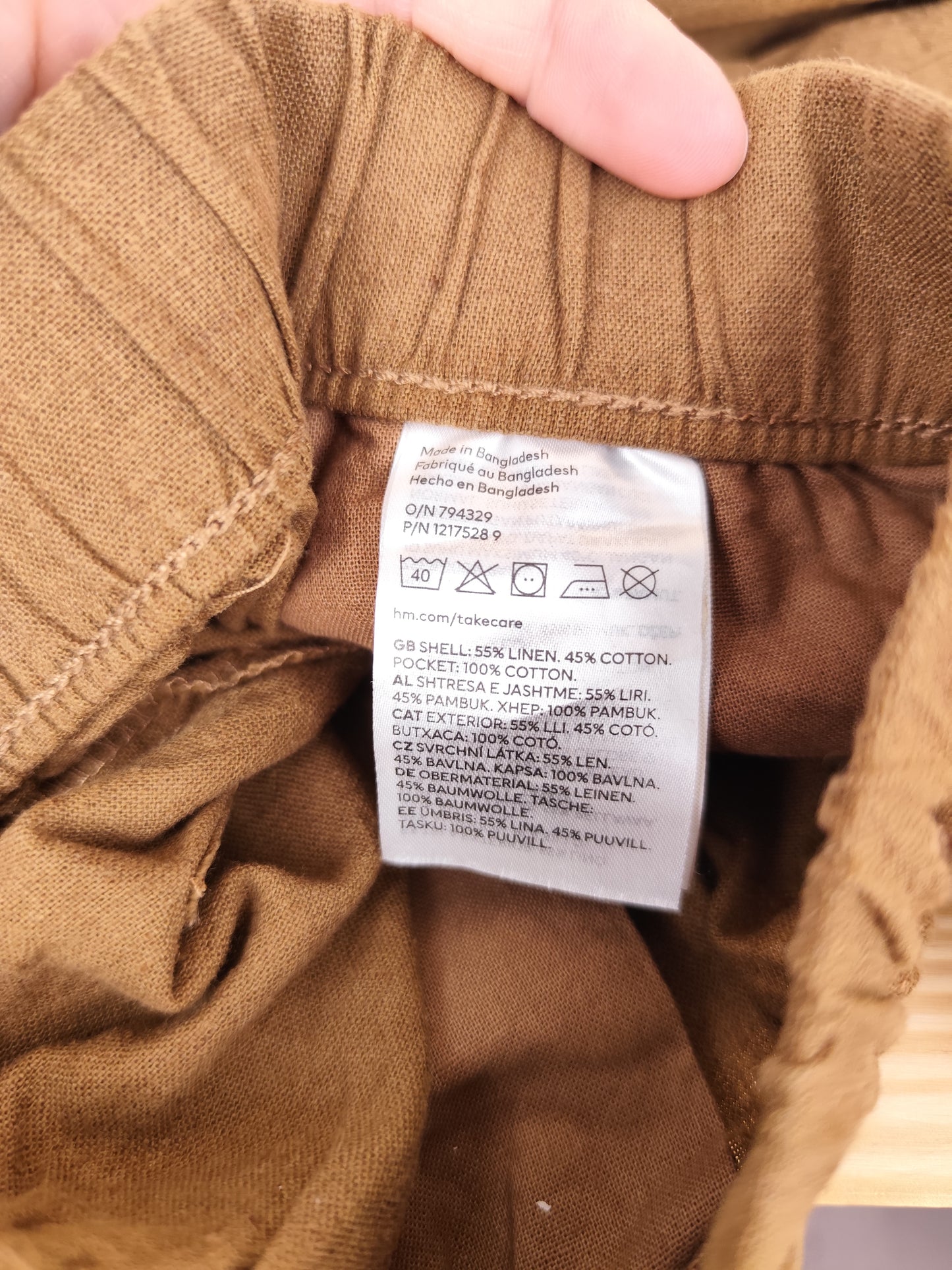 H&M - Shorts - Leinenmix - Größe 134