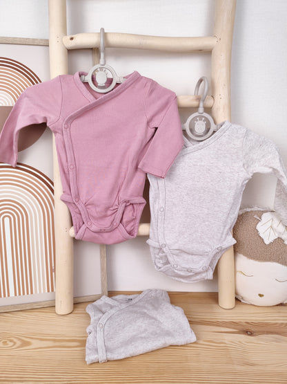 H&M - 3 Bodys - Größe 62