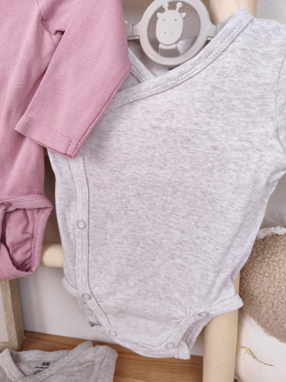 H&M - 3 Bodys - Größe 62