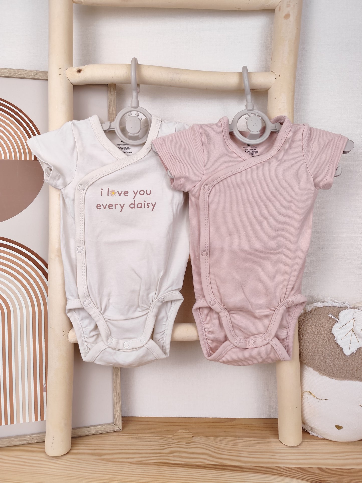 H&M - 2 Bodys - Größe 62