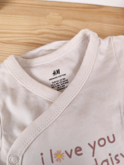 H&M - 2 Bodys - Größe 62