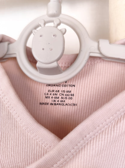 H&M - 2 Bodys - Größe 68 (B-Ware)
