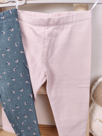C&A - 2 Leggings - gefüttert - Größe 80