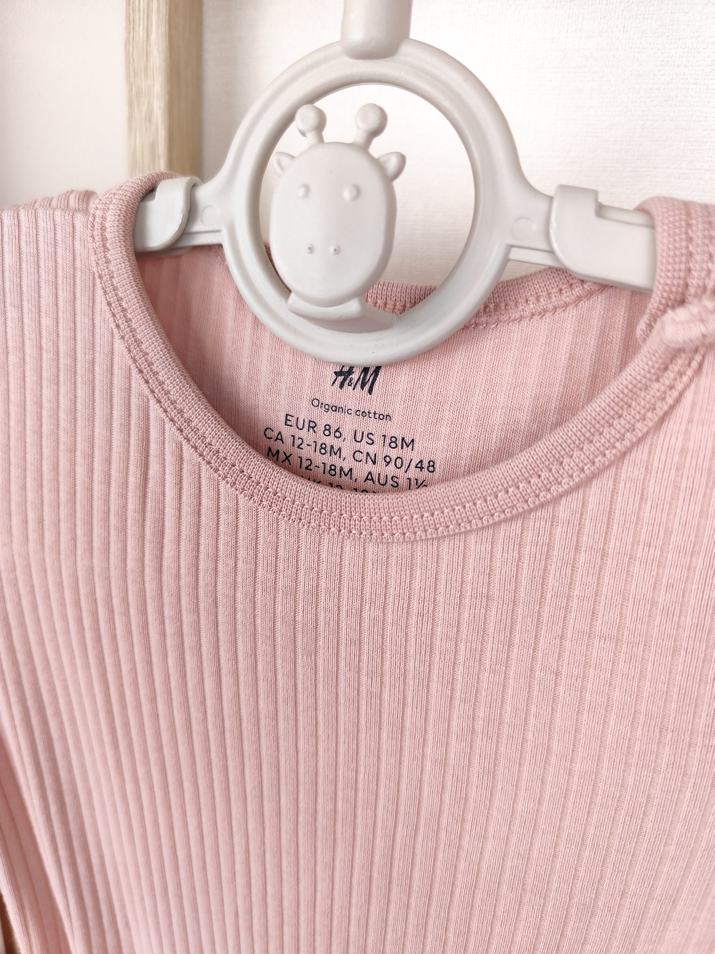 H&M - Body - gerippt - Größe 86