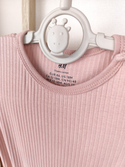 H&M - Body - gerippt - Größe 86
