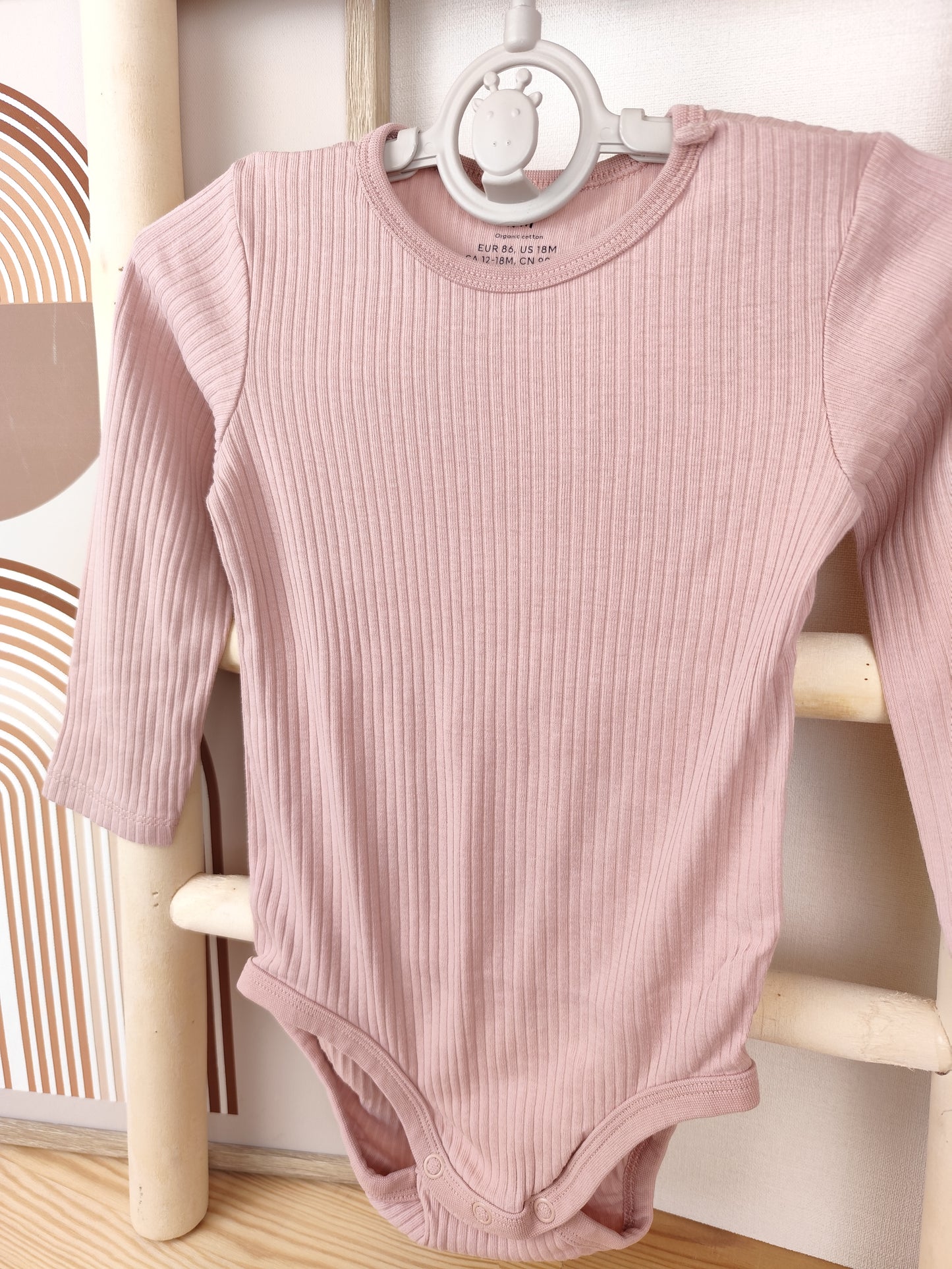 H&M - Body - gerippt - Größe 86