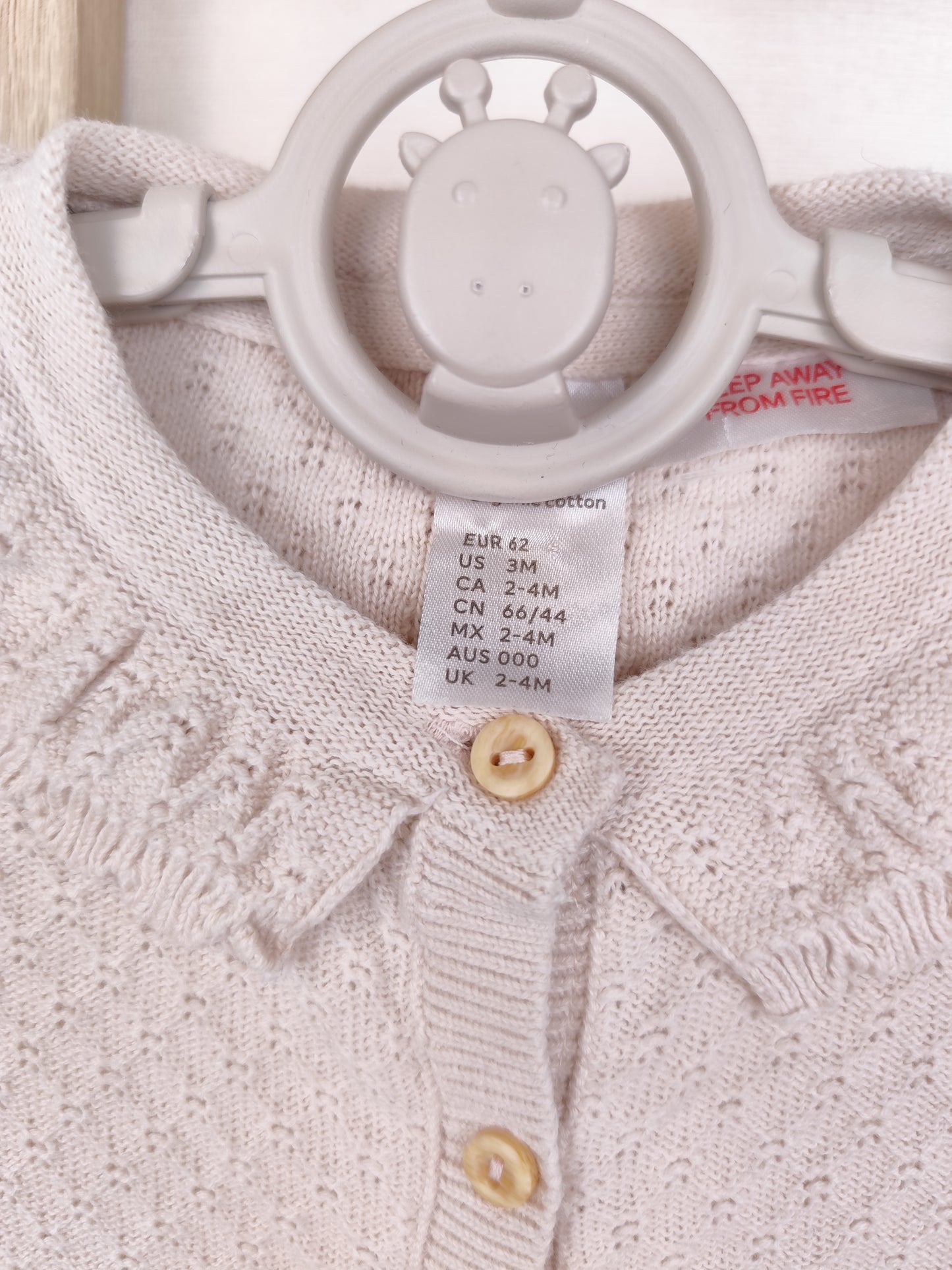 H&M - Strampler - Strick - Größe 62